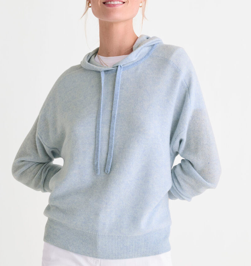 Women’s Lightweight Open Weave Soft Knit Hoodie